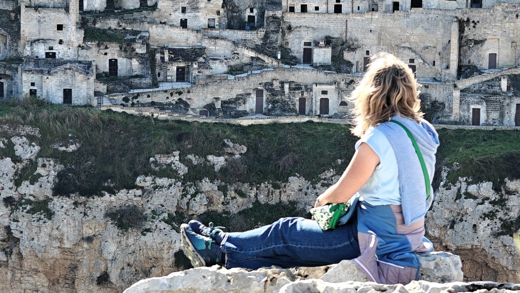 Uitzicht op de sassi van Matera