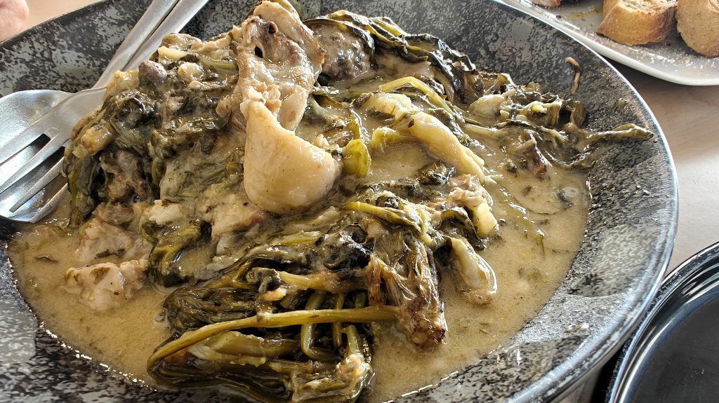 De Kretenzers eten veel gerechten met lam en geit