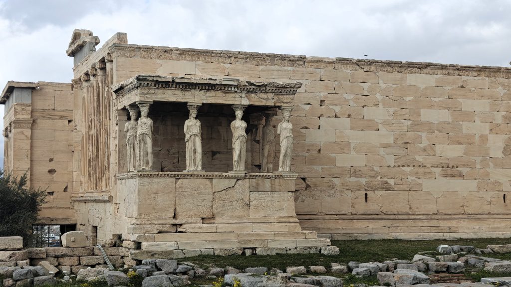 De Acropolis en het Parthenon in Athene_uitzicht vanaf Philopappos Hill