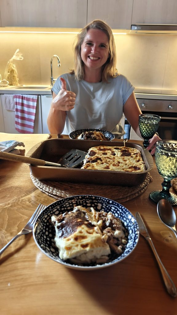 Griekse gastvrijheid_pasticcio van je Airbnb host