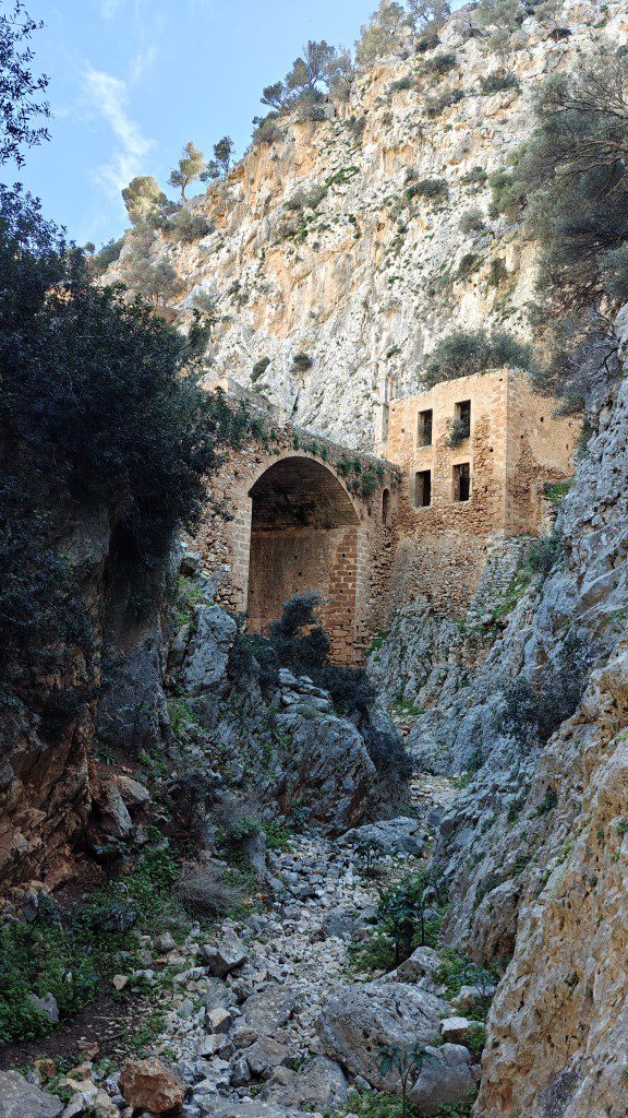 Het oude Katoliko Klooster op Kreta