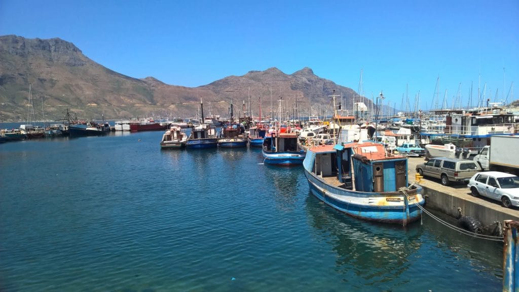 Houtbaai: vissersbootjes