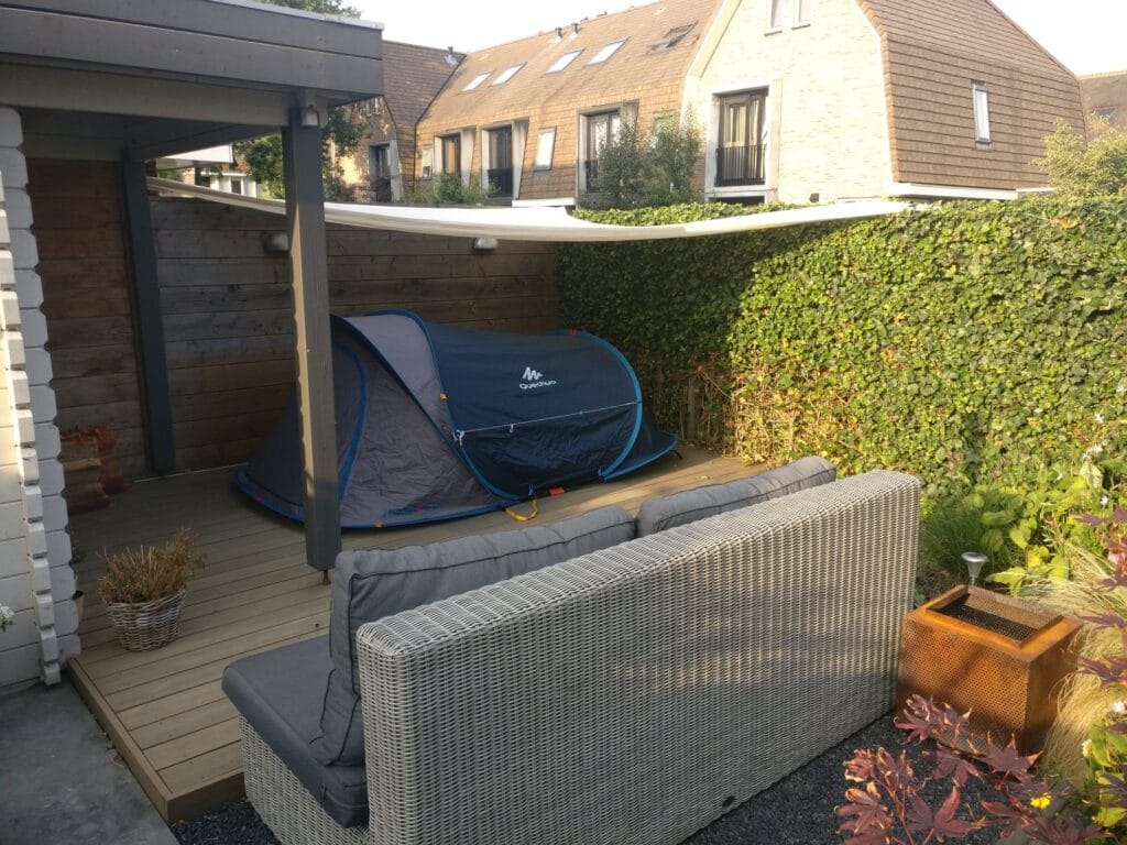 Bucketlist avontuur | Kamperen in eigen tuin