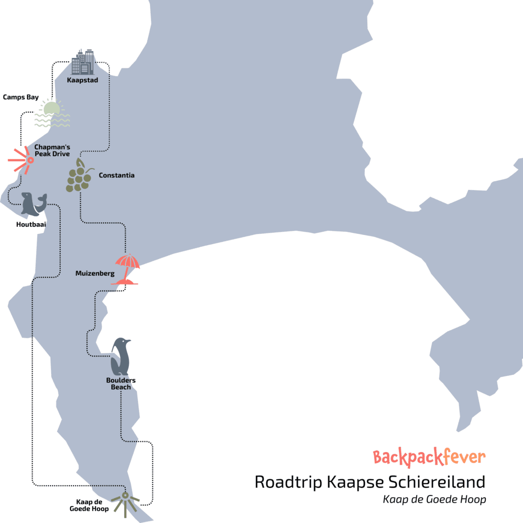 De ultieme roadtrip route voor het Kaapse Schiereiland