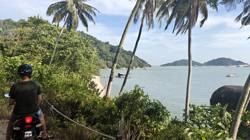 Penang verkennen op de scooter