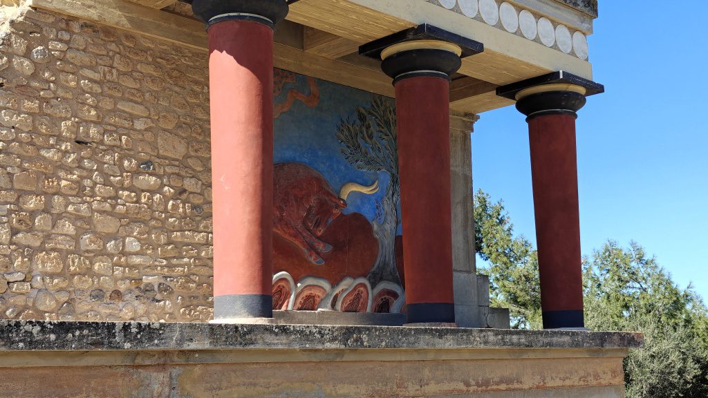 Relief van een stier_Knossos_Paleis van Koning Minos_Kreta
