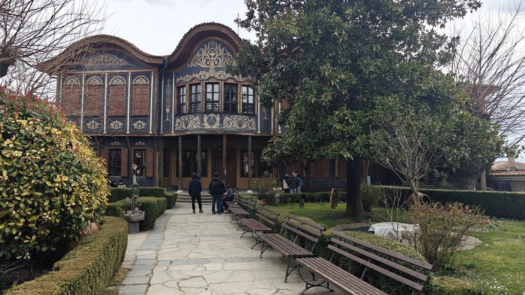 Ethnografisch museum in de oude stad van Plovdiv