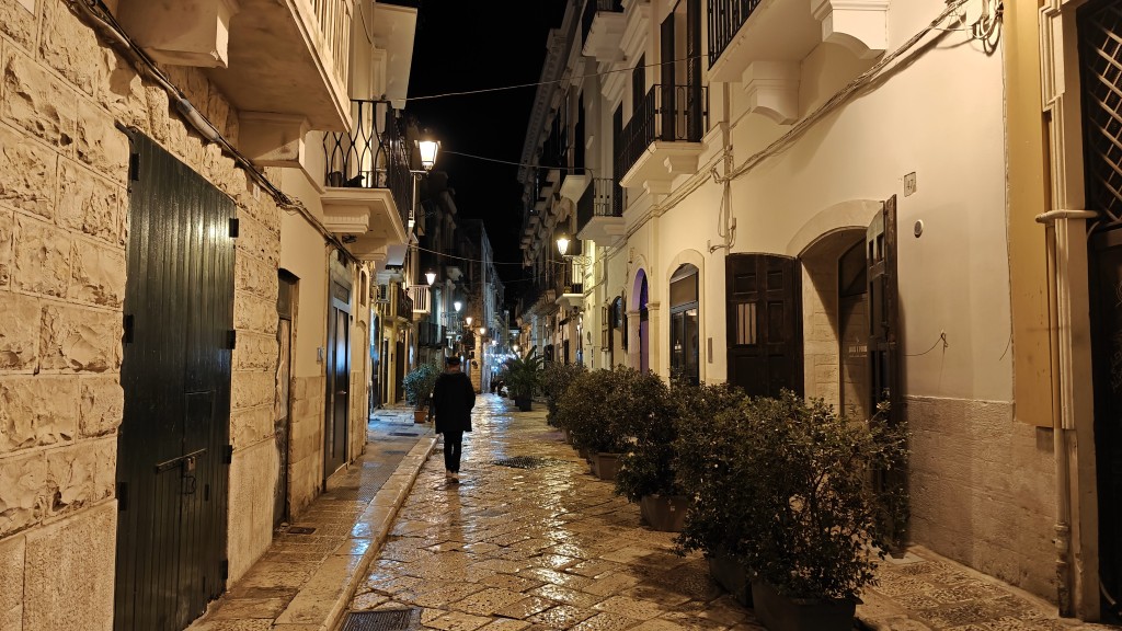 Straatbeeld in Bari Puglia